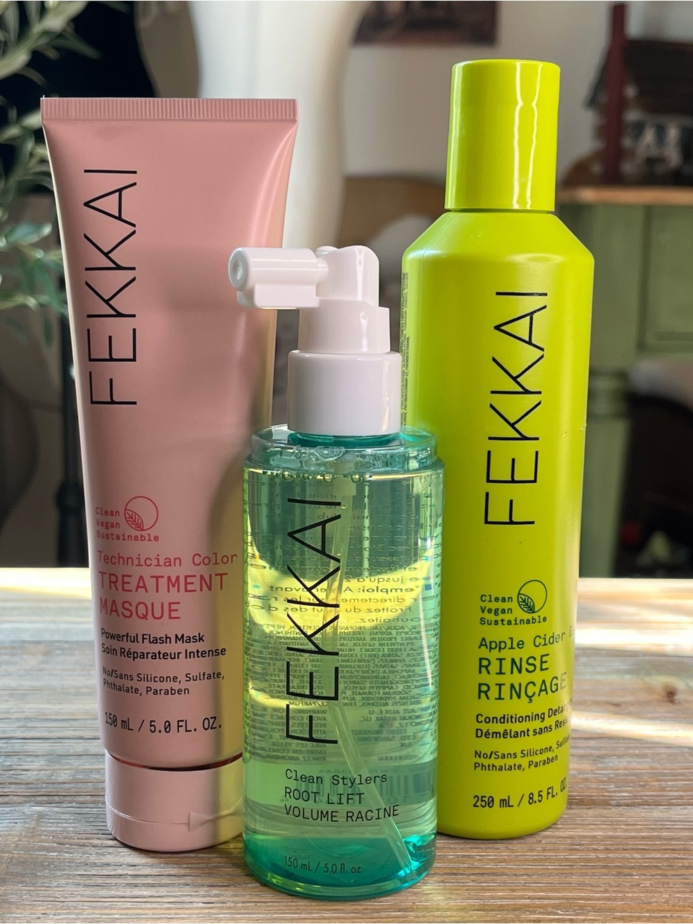 FEKKAI Hair Bundle~Apple CiderDetox|Root Lift|Color Masque